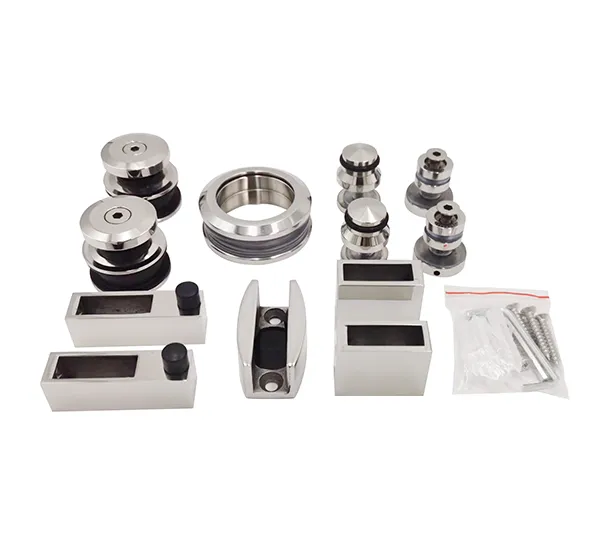 Modern Banyo Projeleri için Çerçevesiz Duş Kapısı Donanım Sistemleri