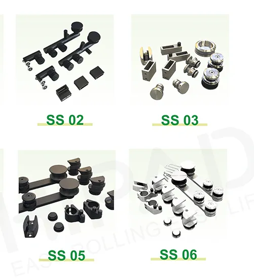 Modern Banyo Projeleri için Çerçevesiz Duş Kapısı Donanım Sistemleri