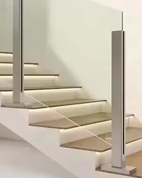 Side Mounted Glass Railing System