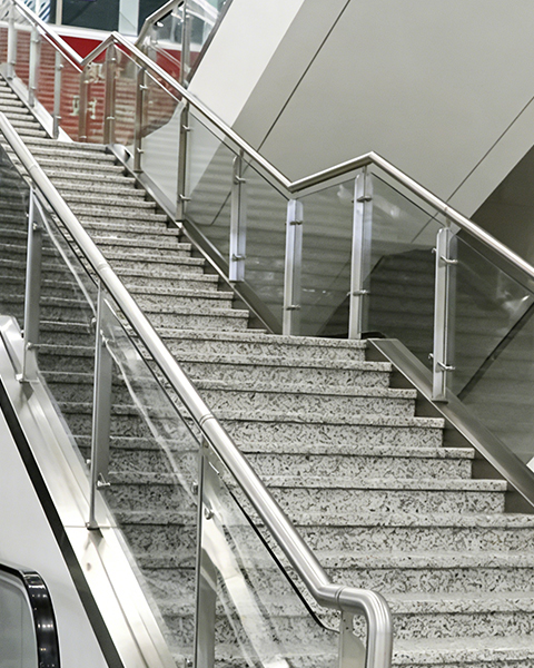 Stainless Steel Post Glass Railing System