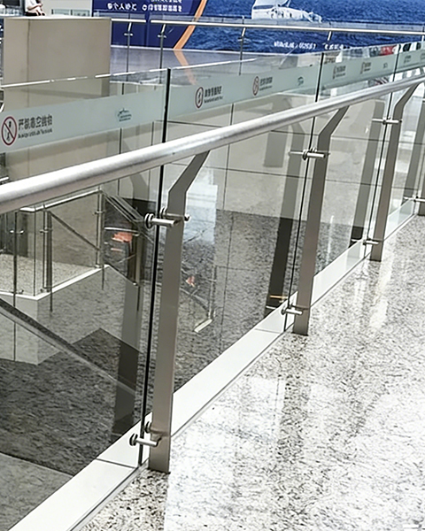Stainless Steel Post Glass Railing System
