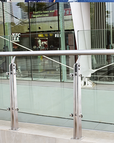 Stainless Steel Post Glass Railing System