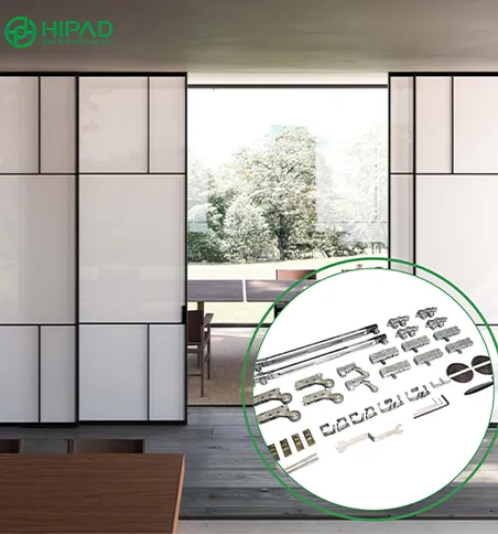 Short Track 2+1 Synchronized Sliding Door System