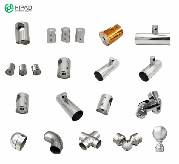 Stainless Steel Handrail Fittings for Architectural Railing Systems