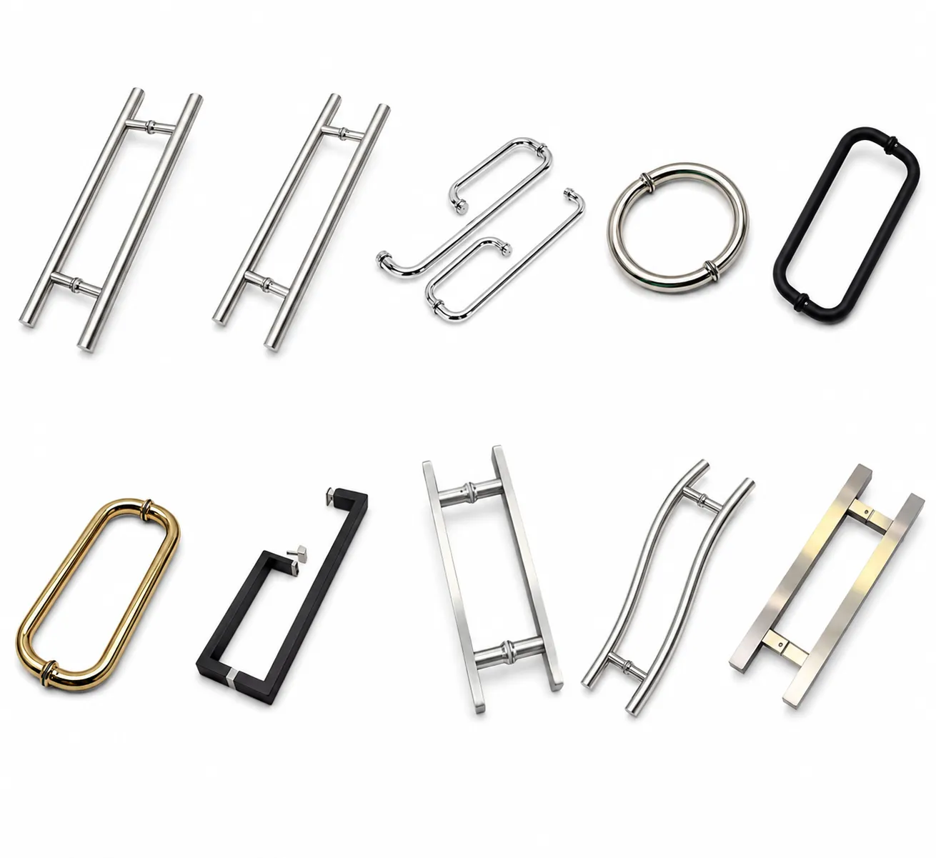 Bathroom Glass Door Handles